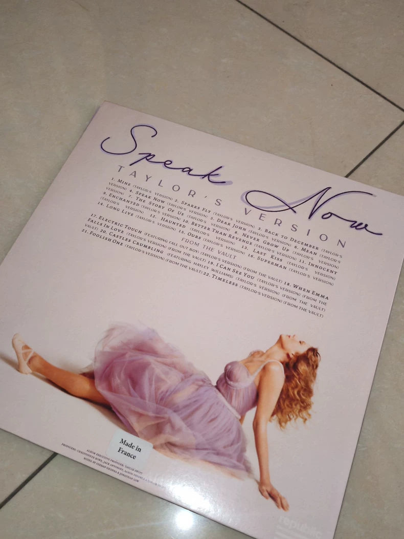 Taylor Swift – Speak Now (Taylor’s Version) – Mixed-Colour 3LP Set – Opened