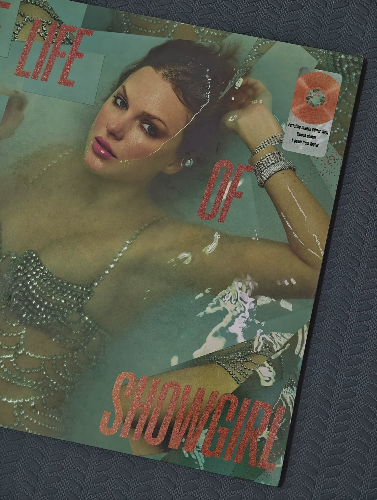 Taylor Swift – The Life Of A Showgirl – Orange Vinyl LP, Sealed – actual item photo 2