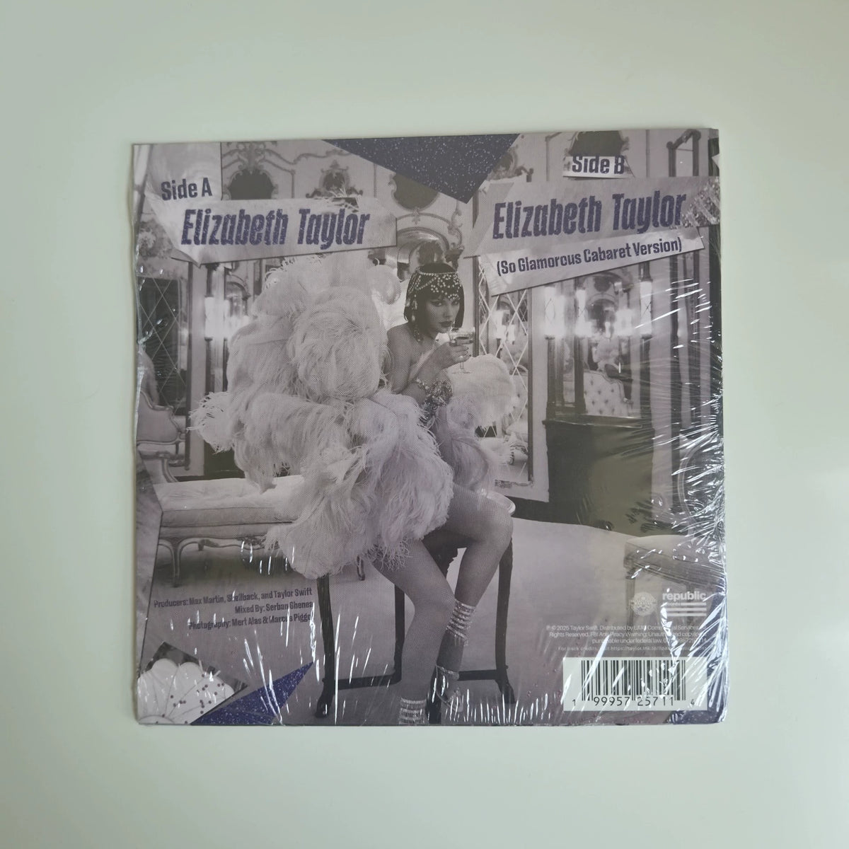 Taylor Swift – Elizabeth Taylor – Cry My Eyes Violet Glitter 7-inch, Sealed – detail 2