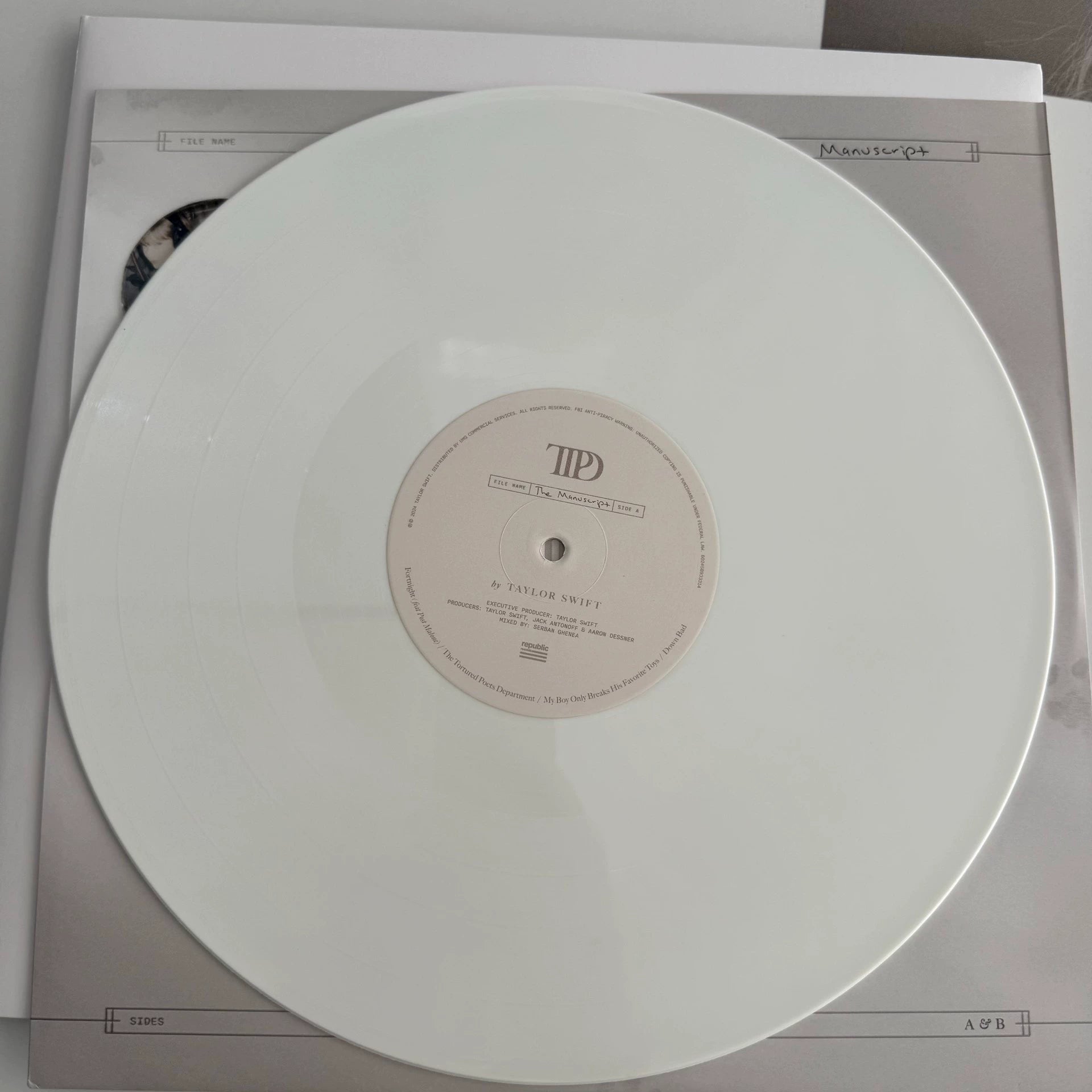 Taylor Swift – The Tortured Poets Department Signed Vinyl — product detail 3
