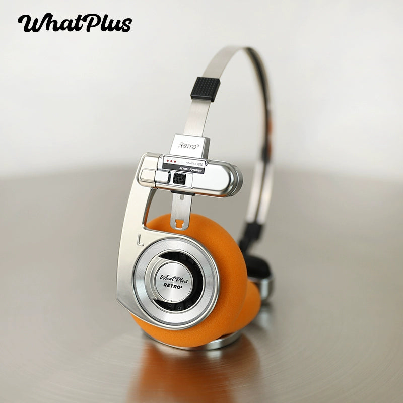 WhatPlus RETRO R3 ultra Long endurance Sports Sleep noise cancelling wireless Bluetooth headset   问加WhatPlus RETRO R3头戴式超长续航运动睡眠降噪无线蓝牙耳机