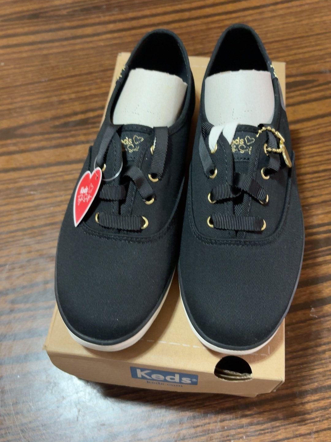 Keds x Taylor Swift – Black Cat Canvas Shoes — main view