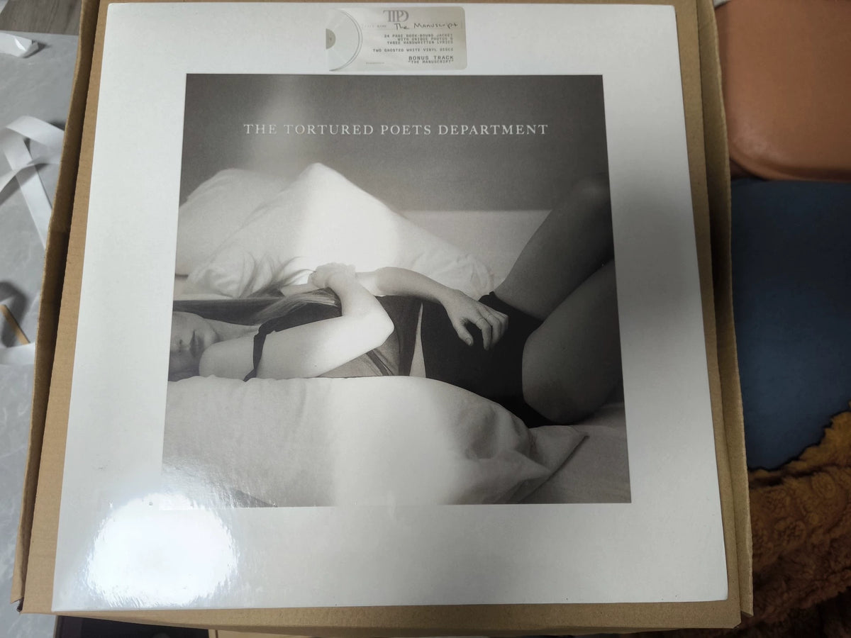 Taylor Swift – The Tortured Poets Department – White 2LP, Sealed, Corner Bumps