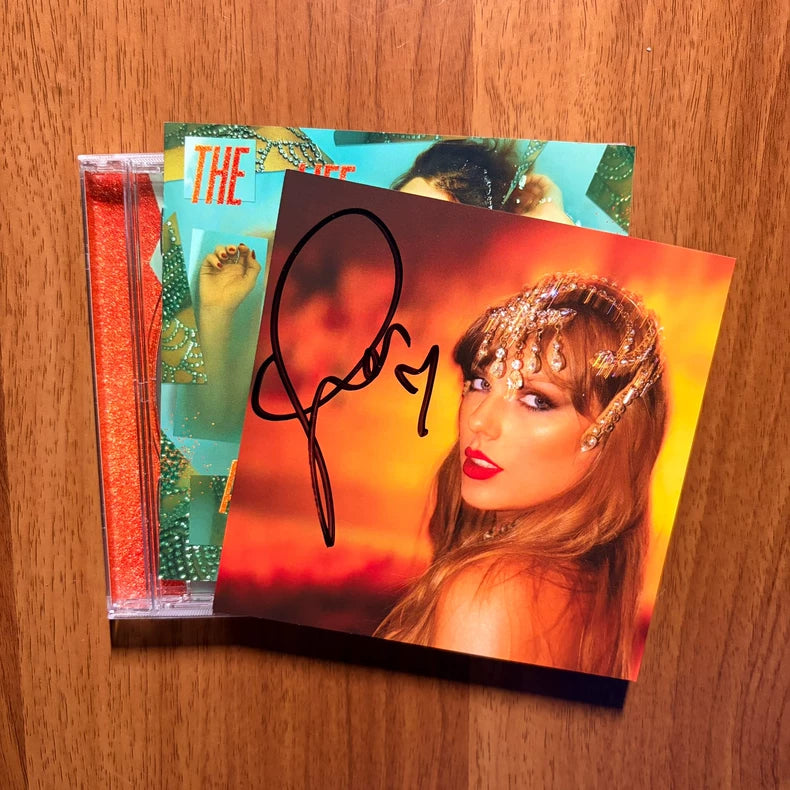 Taylor Swift – The Life of a Showgirl Signed CD Version 1 with Sticker – Copy 2 — Default Title