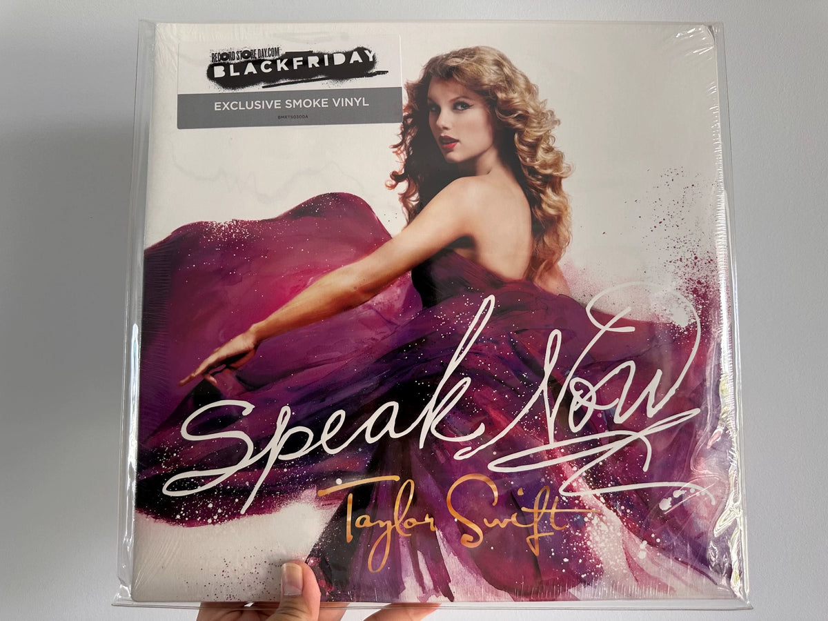 Taylor Swift – Speak Now – RSD Numbered Smoke Vinyl 2LP – US Edition — front view