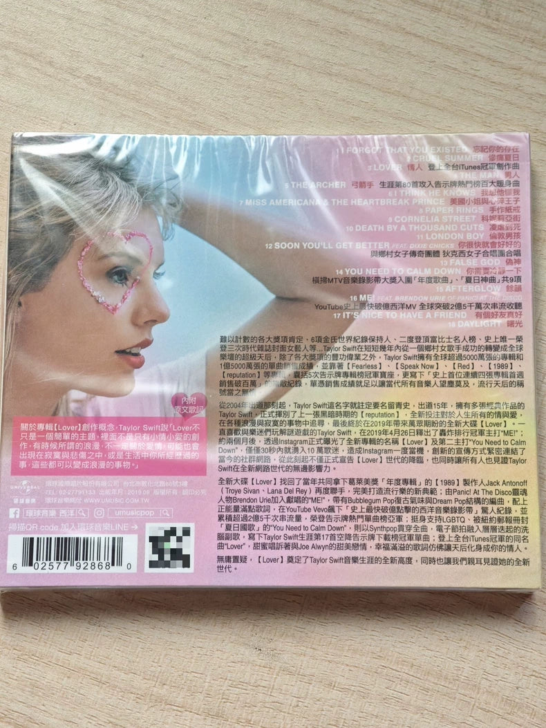 Taylor Swift – Lover Taiwan Digipak CD (Sealed) – actual product photo 2