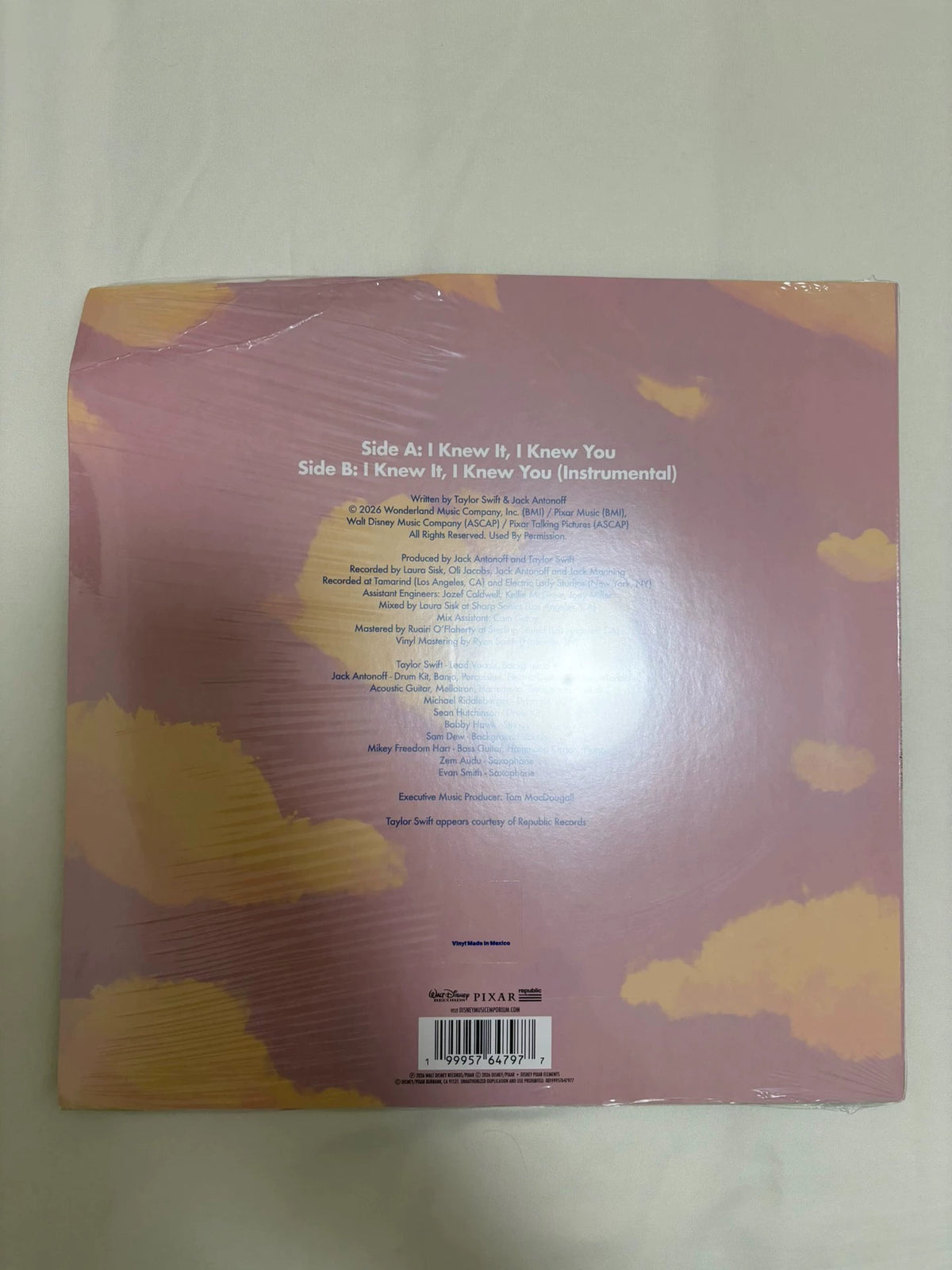 Taylor Swift – I Knew It, I Knew You, Jessie Hat-Shaped Vinyl – photo 2