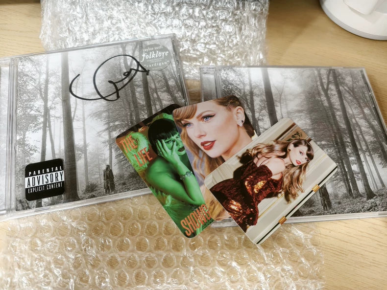 Taylor Swift – folklore Signed CD + Standard CD Bundle – actual product photo 2