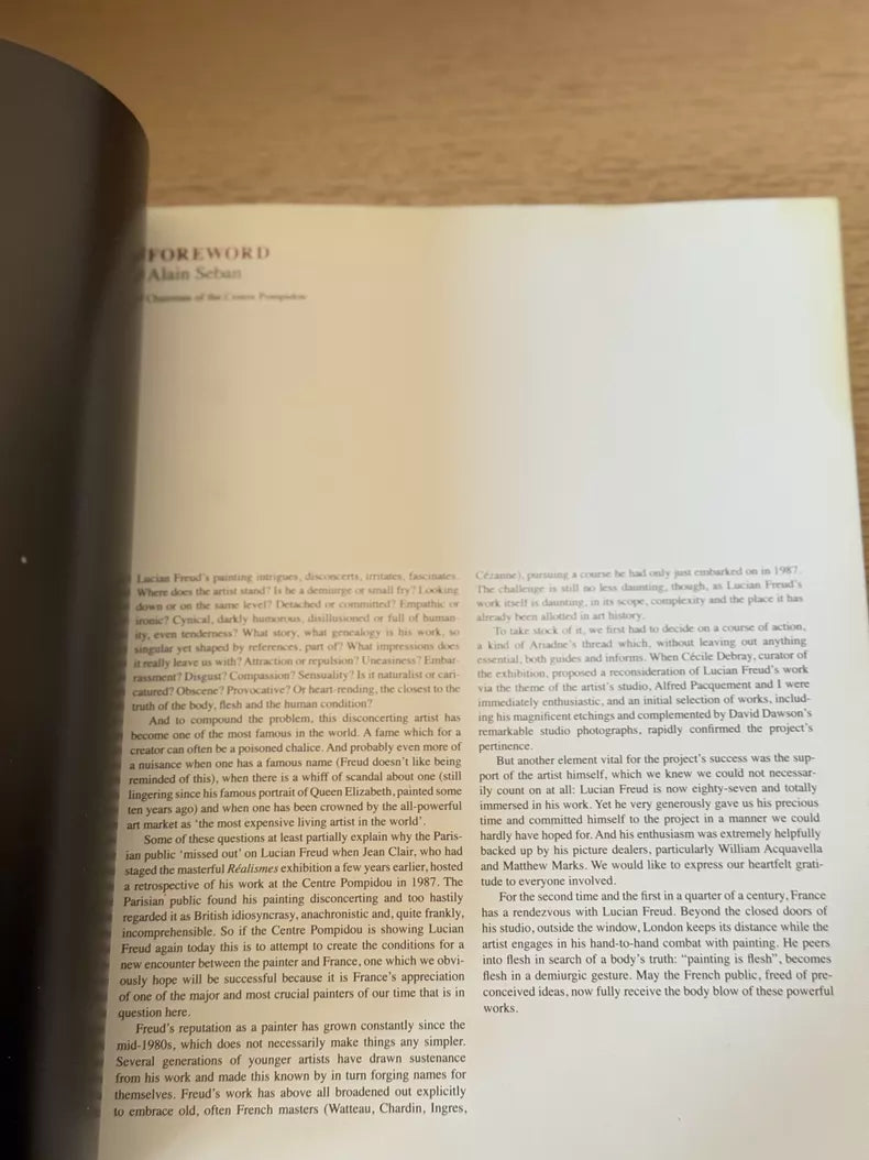 Lucian Freud – The Studio – English Art Book – actual product photo 5