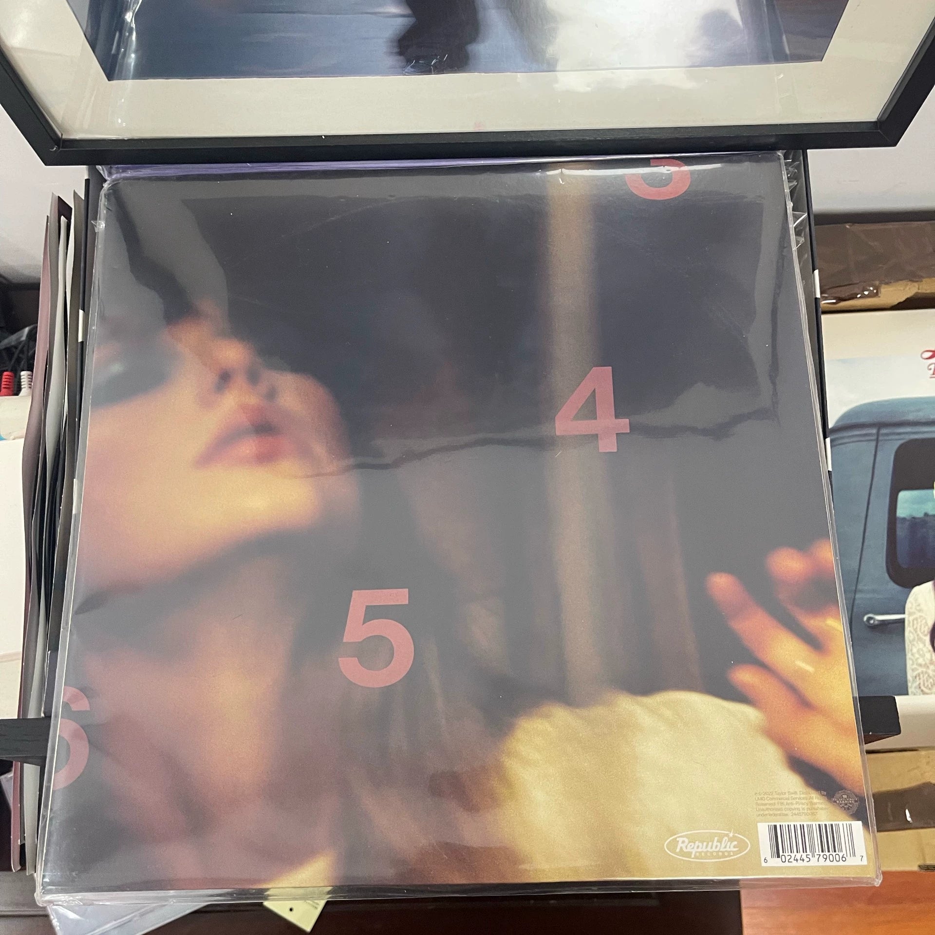 Taylor Swift Midnights Blood Moon Edition Orange Vinyl LP — Opened