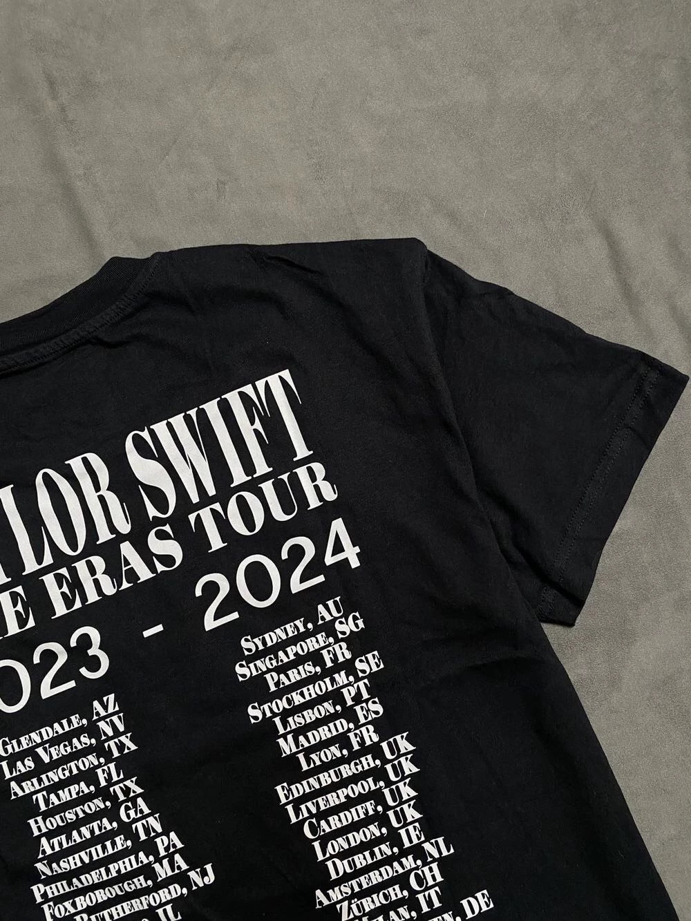 Taylor Swift – The Eras Tour Black Graphic T-Shirt – photograph 8
