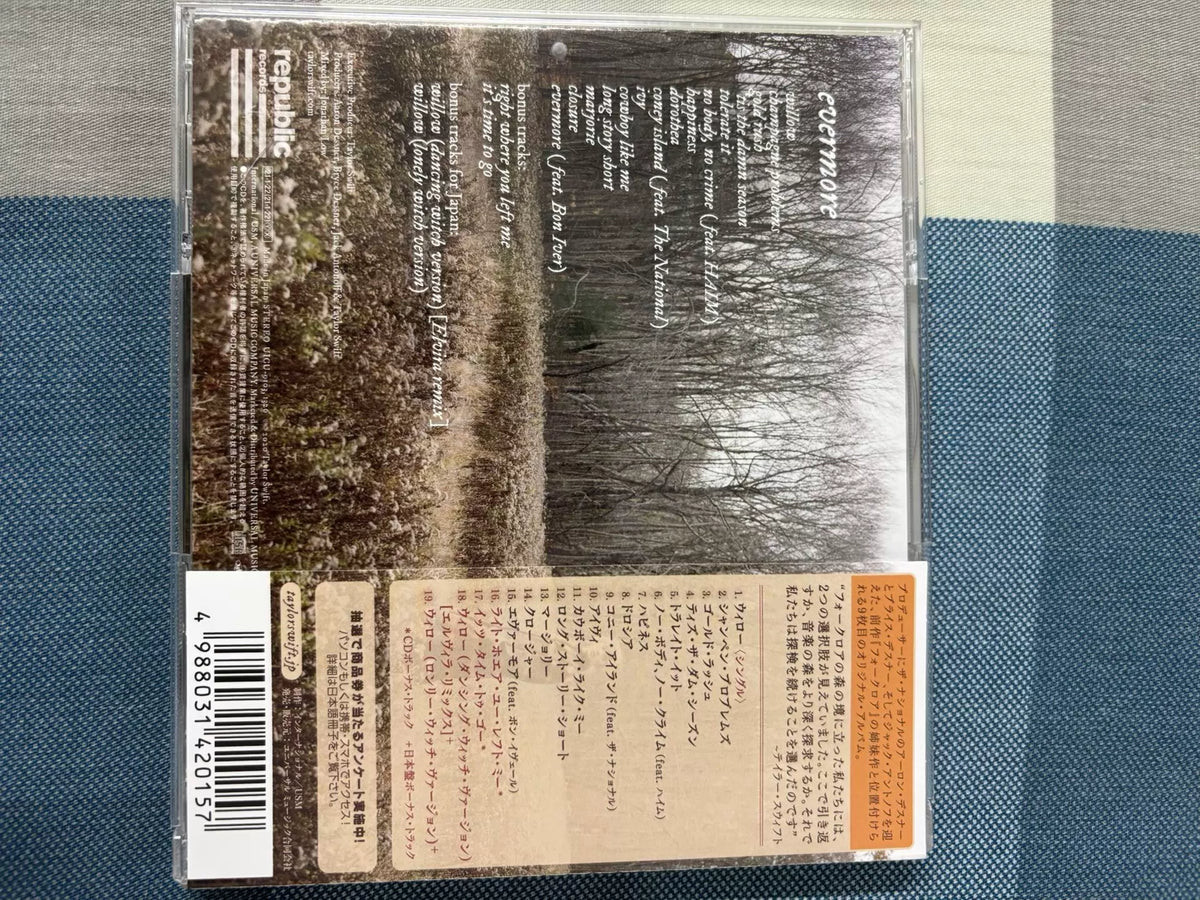 Taylor Swift – Evermore – Japanese CD with OBI and Poster