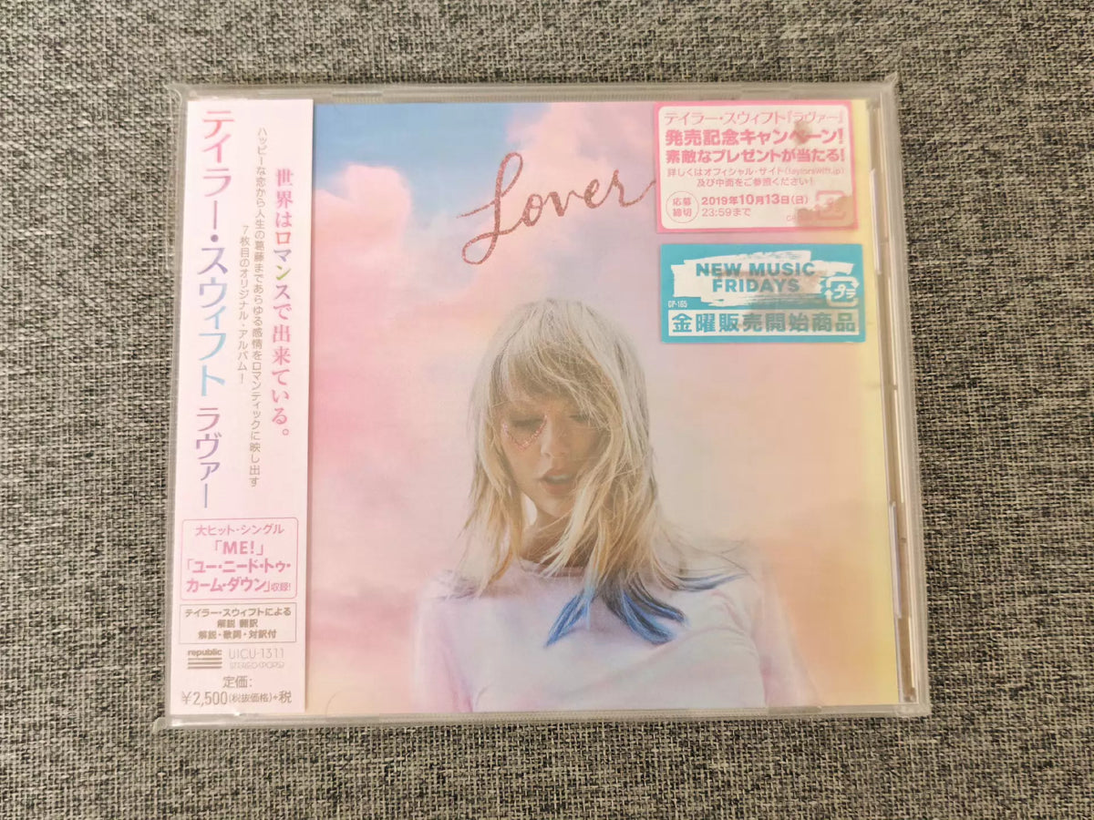 Taylor Swift – Lover – Japan CD with OBI and Postcard, Opened