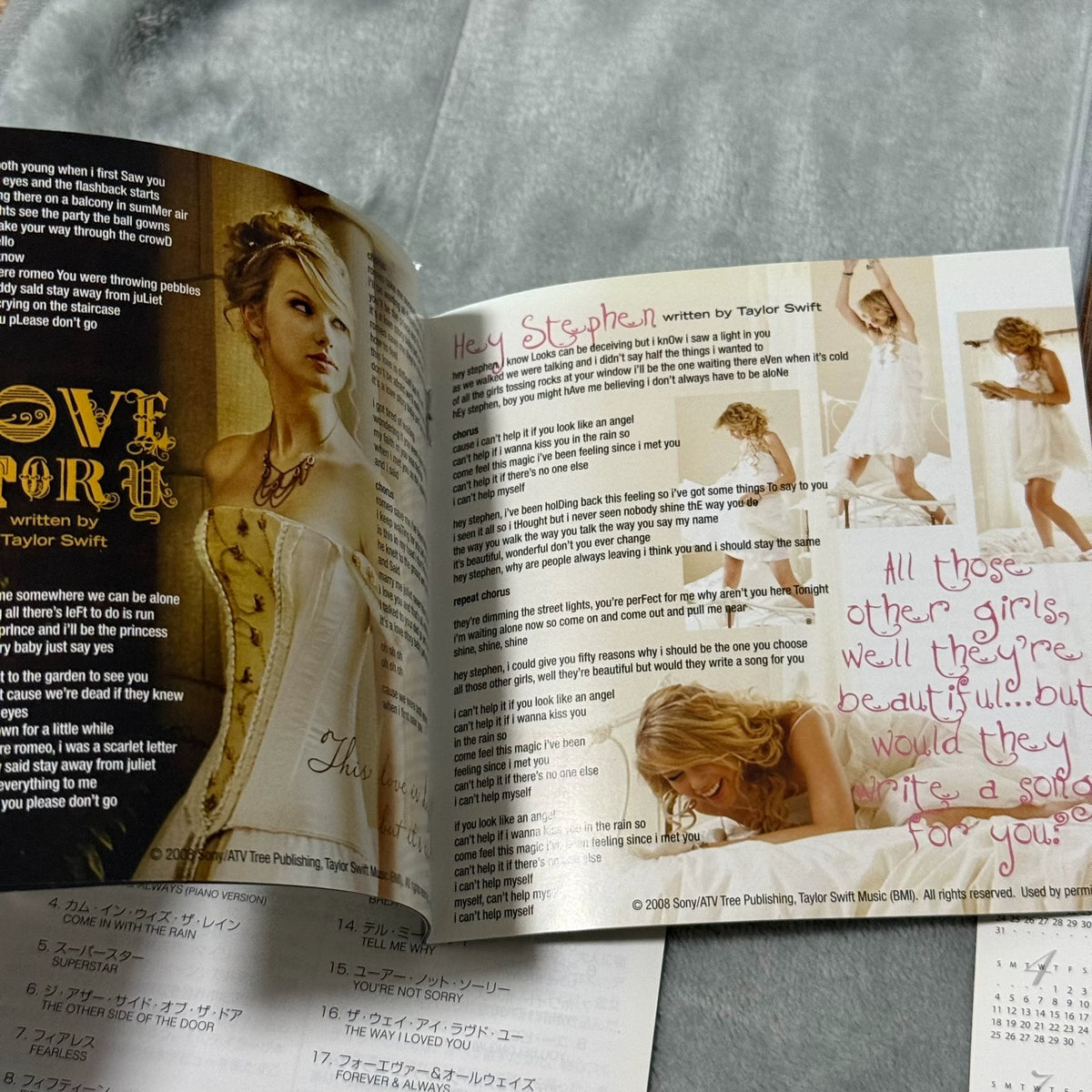 Taylor Swift – Fearless Platinum Edition, Japanese CD + DVD – photo 6