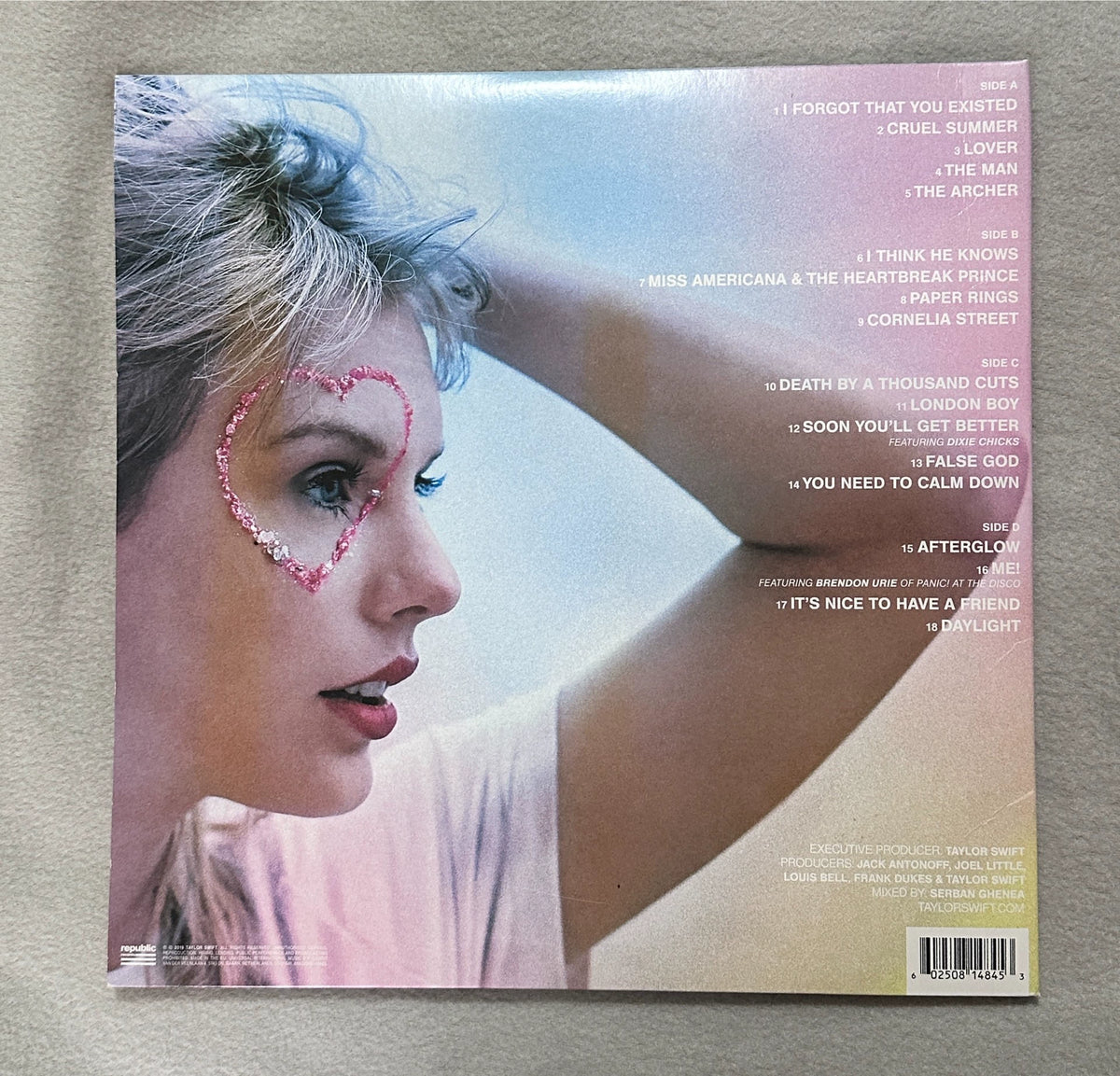 Taylor Swift – Lover – European Pink & Blue Vinyl (2LP)
