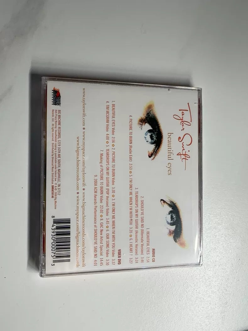 Taylor Swift – Beautiful Eyes Walmart Exclusive CD + DVD