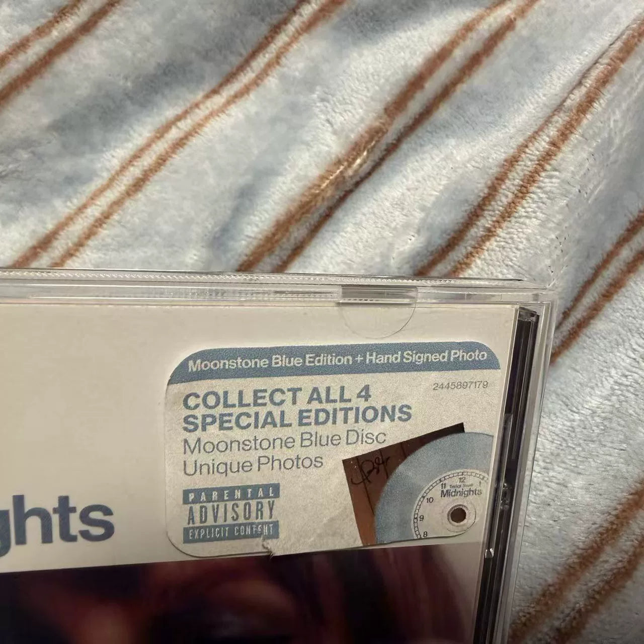 Taylor Swift – Midnights Signed Moonstone Blue CD