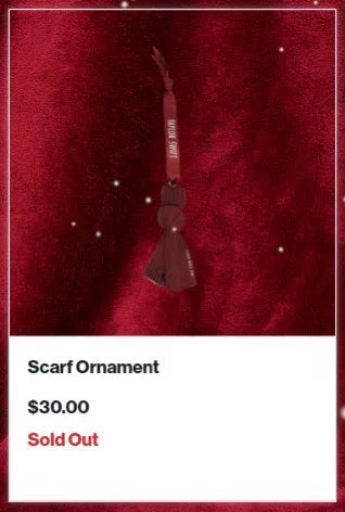 Taylor Swift – All Too Well Scarf Ornament — main view
