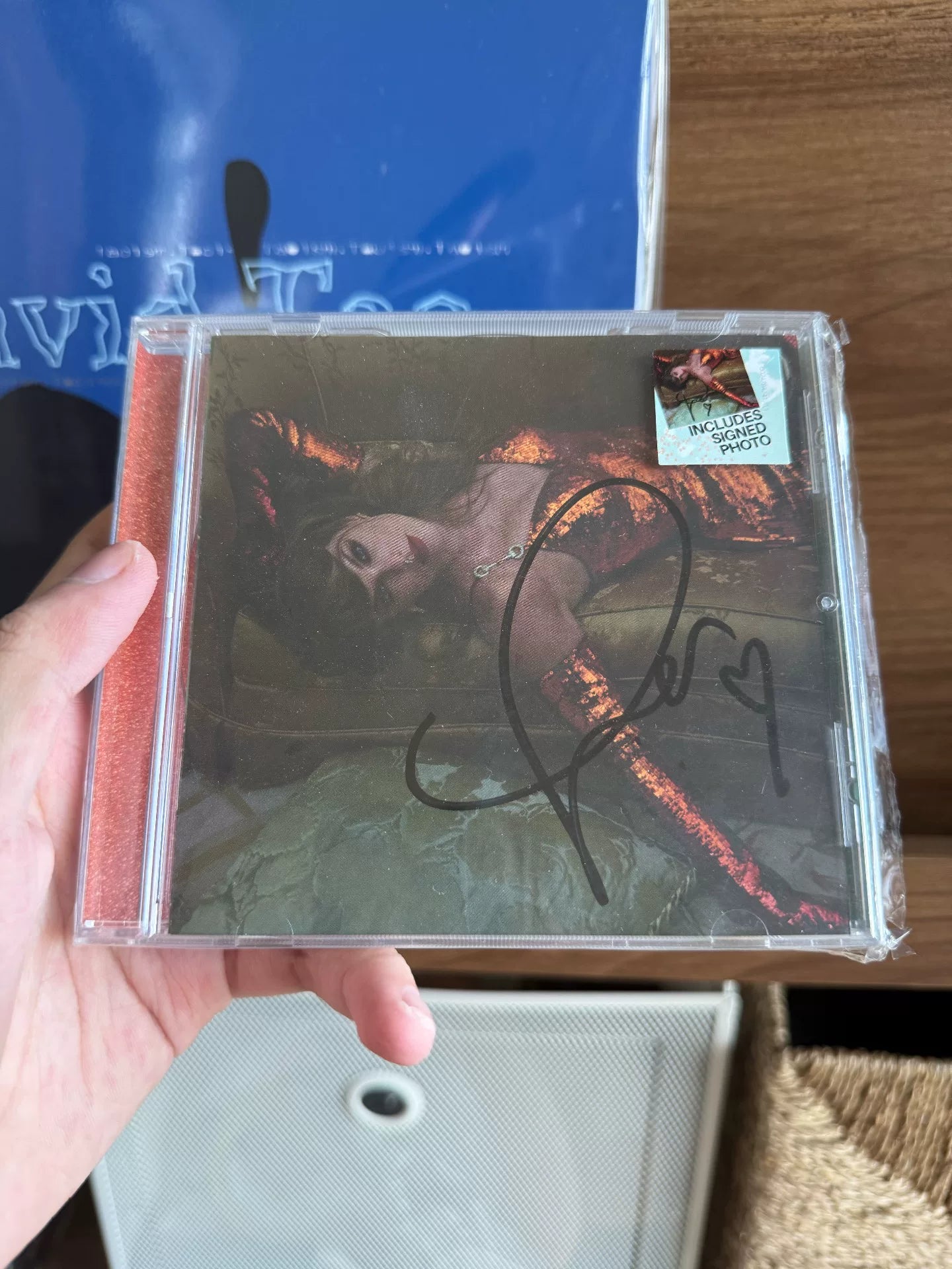 Taylor Swift – The Life of a Showgirl Signed CD (Version 2)