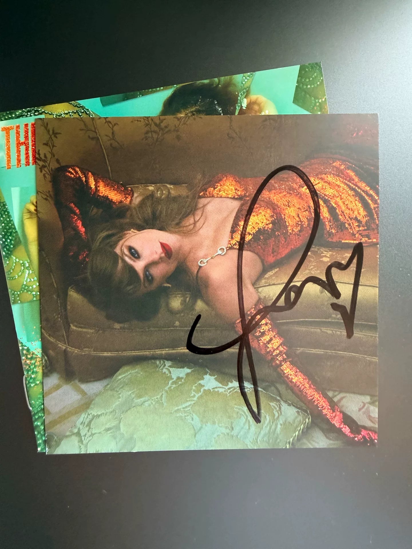 Taylor Swift The Life of a Showgirl Signed CD - Version 2