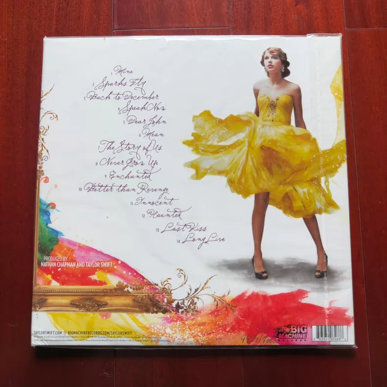 Taylor Swift – Speak Now RSD European Smoke Vinyl 2LP – Opened — detail 2