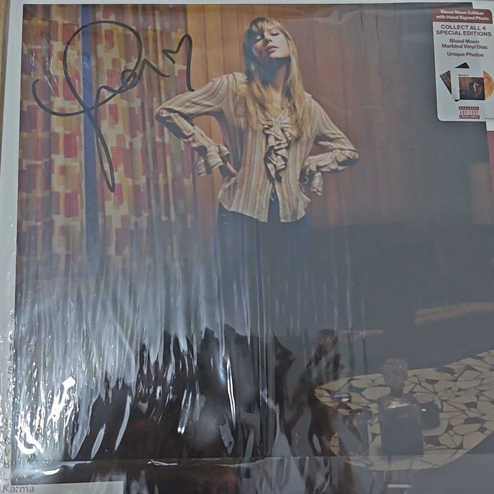Taylor Swift – Midnights Blood Moon, Seller-Listed Signed Vinyl (LP)