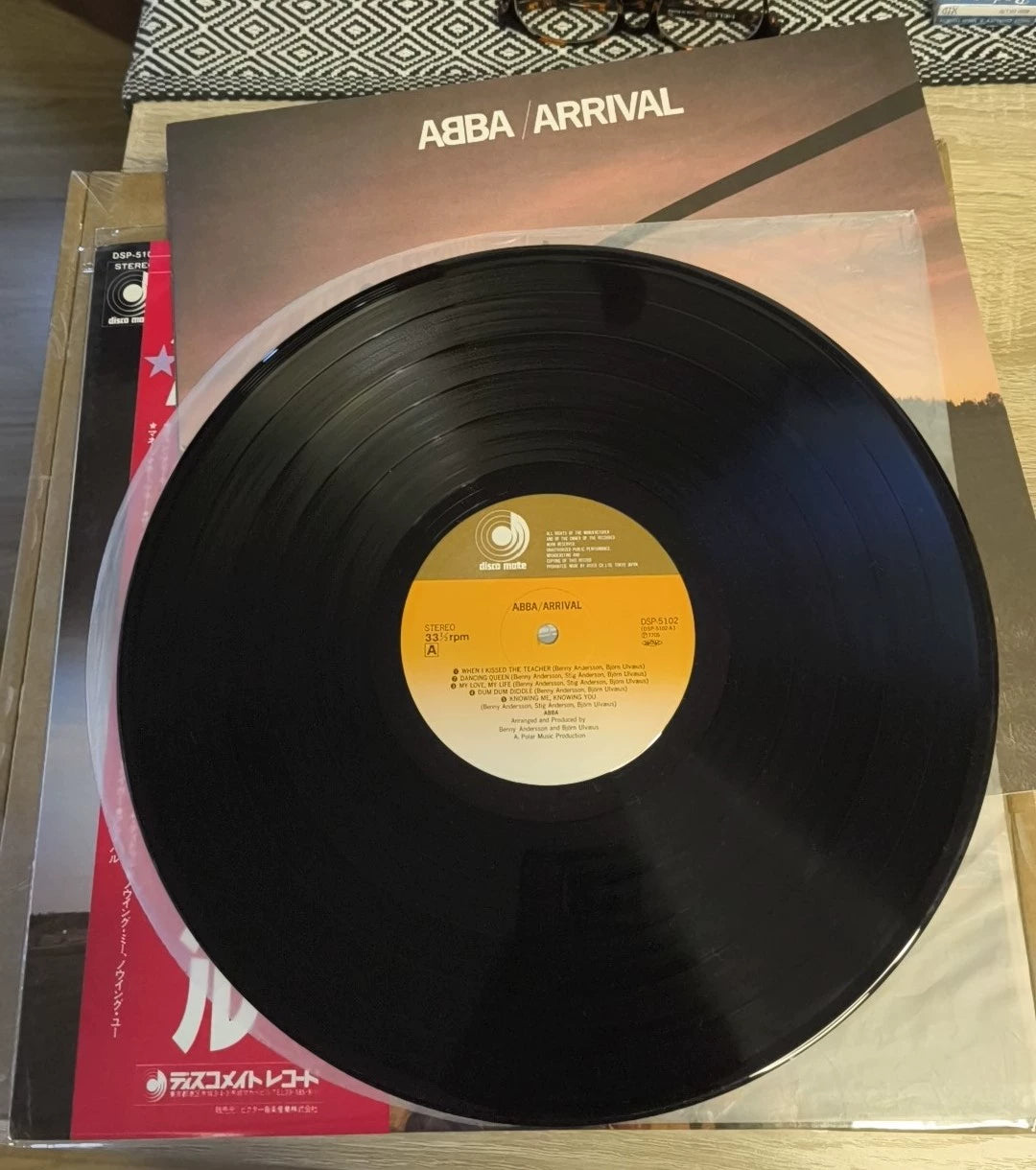ABBA – Arrival (1977 Japan Vinyl LP with Obi) – actual item photo 3