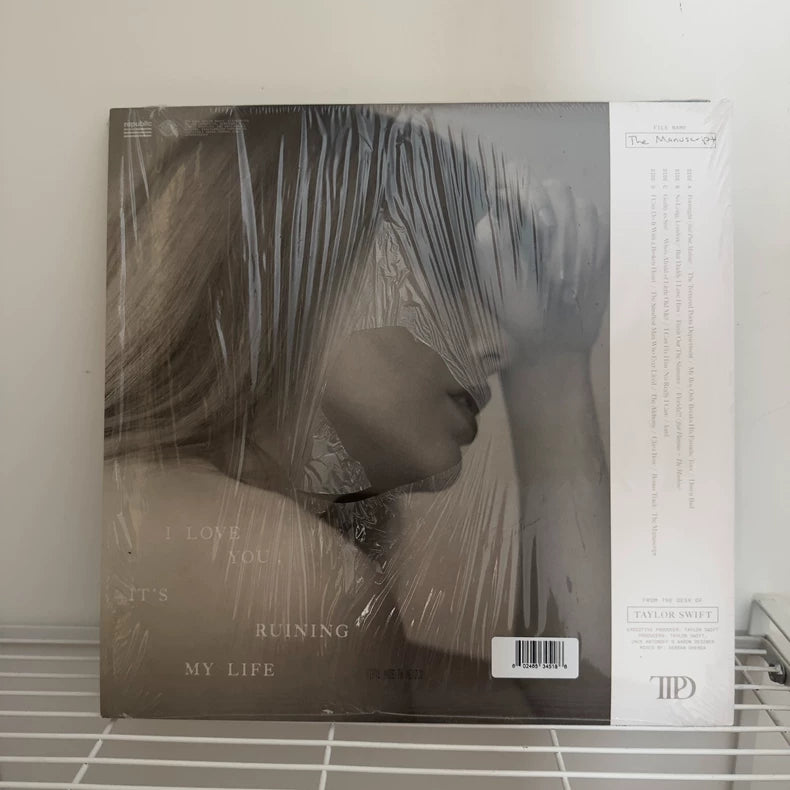 TTPD signed white vinyl detail