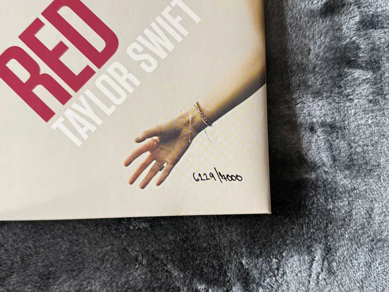 Taylor Swift Red RSD Europe Numbered Clear Vinyl 2LP – Opened