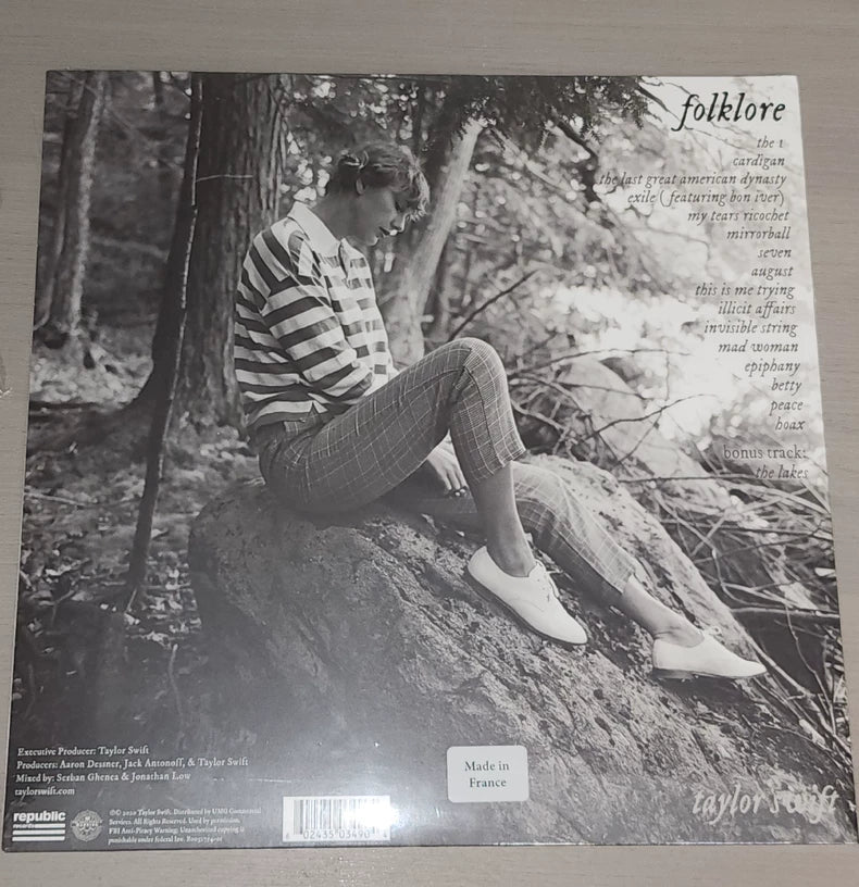 Taylor Swift – Folklore – Meet Me Behind The Mall – French-Pressed Vinyl 2LP