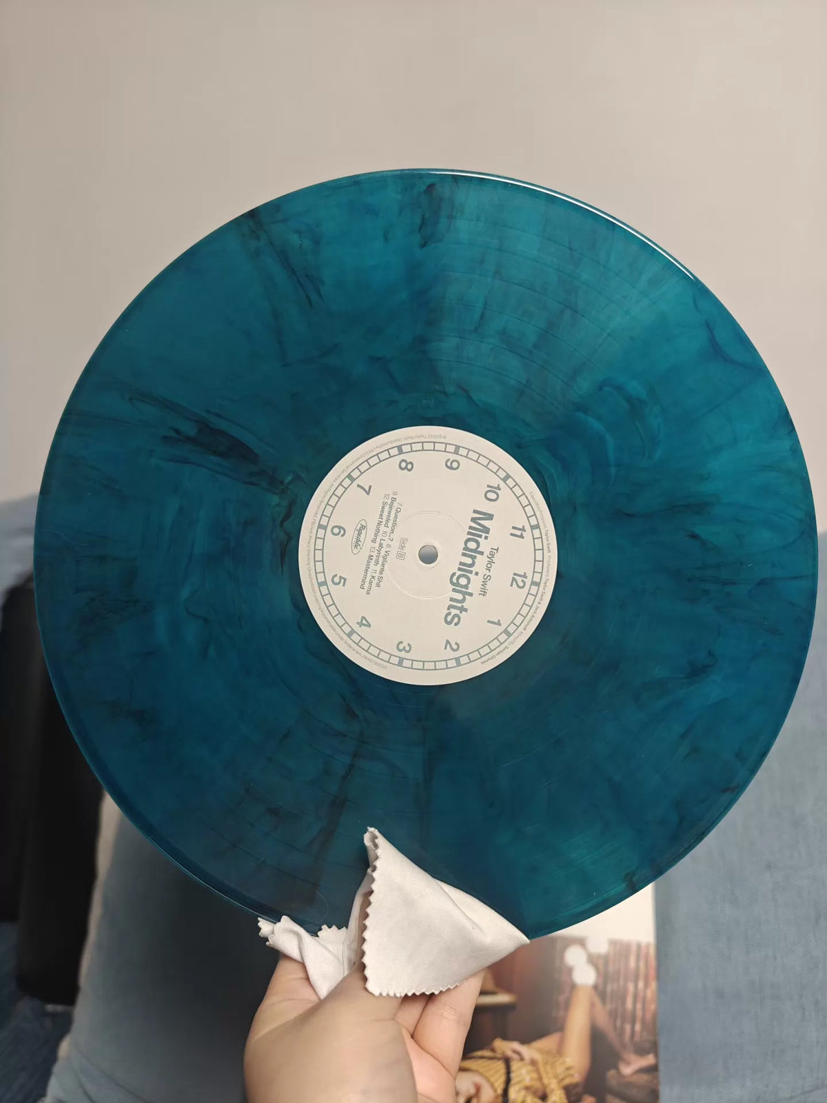 Taylor Swift – Midnights — Jade Green Vinyl, Opened — actual item photo 2