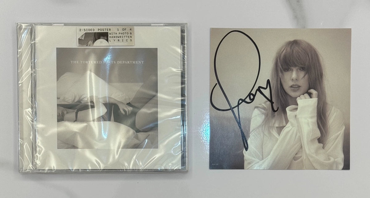Taylor Swift – The Tortured Poets Department – Signed CD with Heart — product detail 3