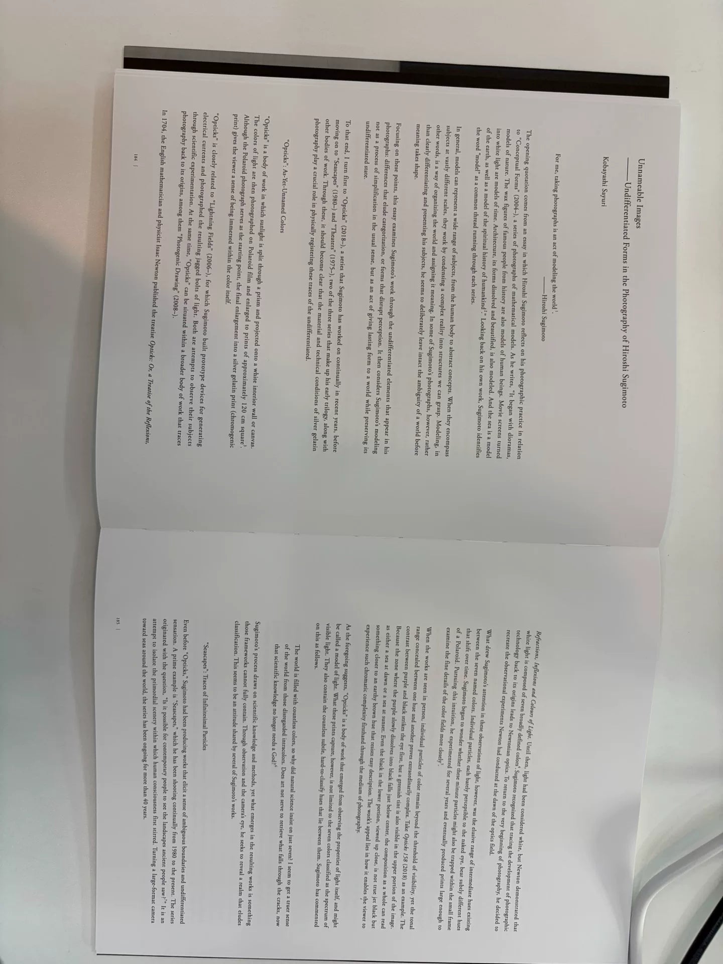 Hiroshi Sugimoto – Photography Book 2026 Japanese Edition