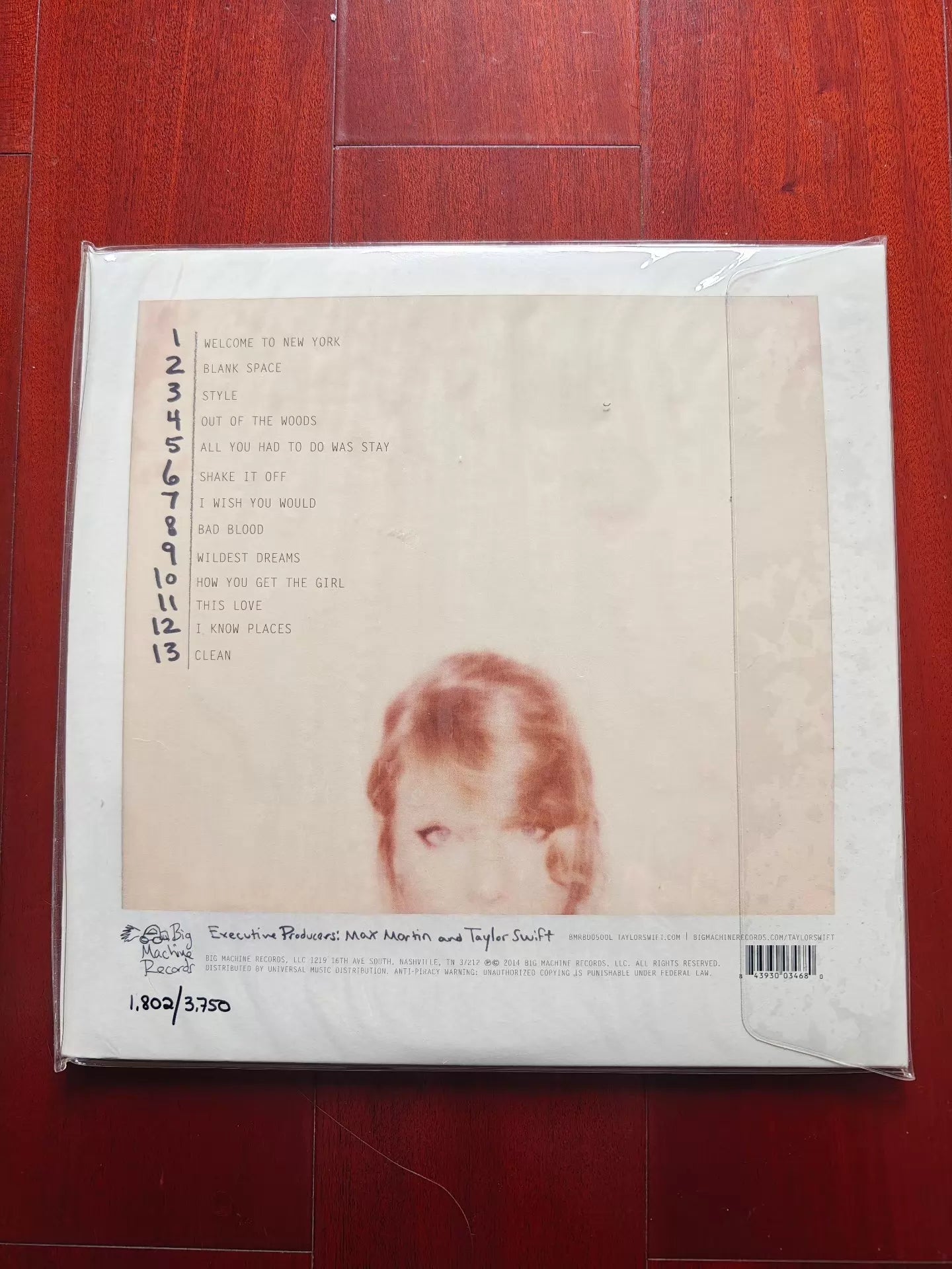 Taylor Swift – 1989 RSD Pink Vinyl 2LP – US Edition — product detail 2