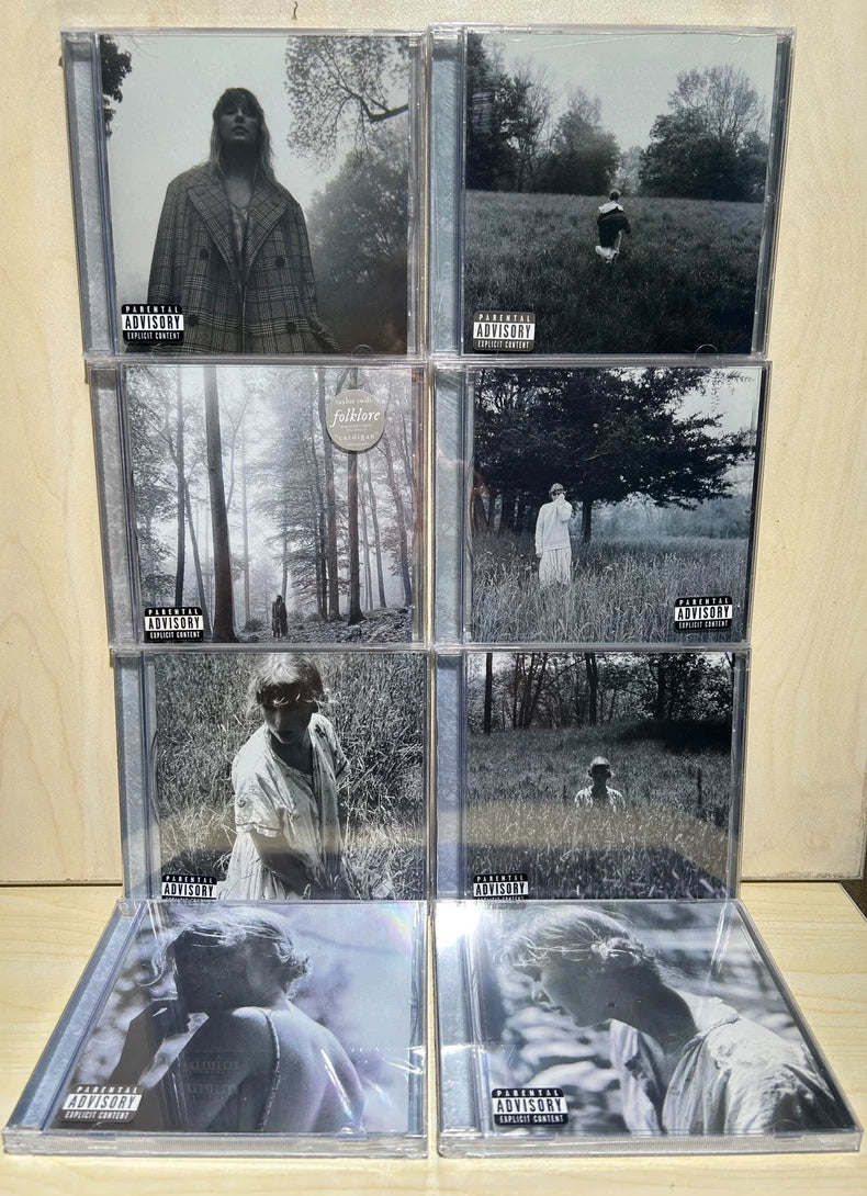 Taylor Swift – Folklore Eight-Cover CD Collection — Single Cover Edition