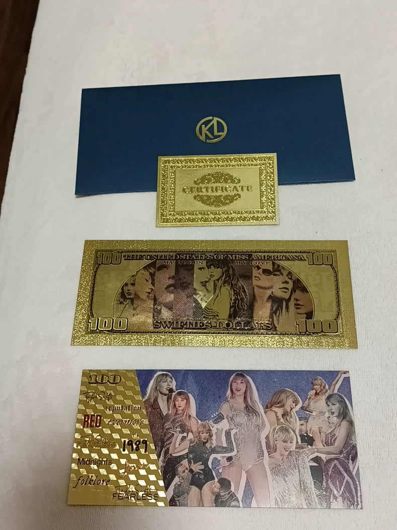 Taylor Swift Commemorative Banknote Set with Envelope & Certificate