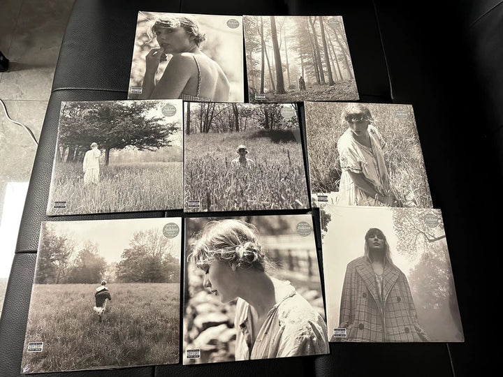 Taylor Swift – Folklore – Complete Eight US Translucent Vinyl Editions – Sealed