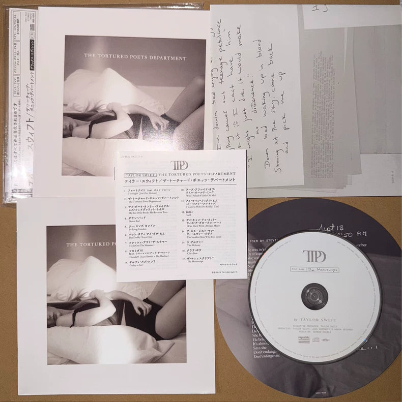 Taylor Swift – The Tortured Poets Department – Japanese Deluxe CD – Opened