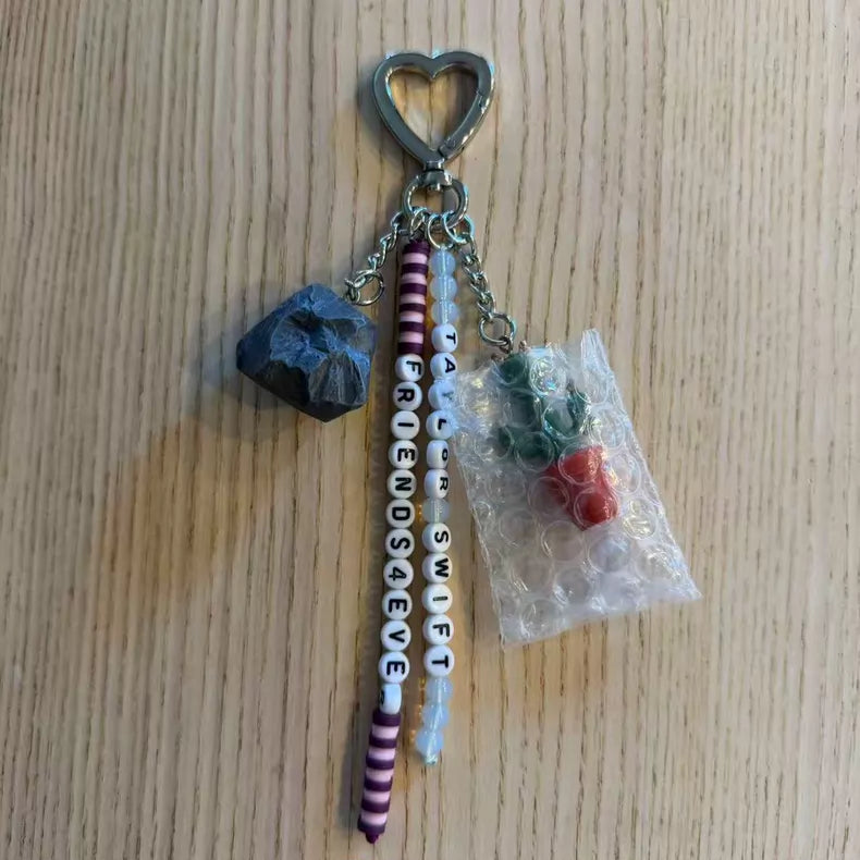 Taylor Swift – The Life of a Showgirl Friends4ever Keychain and Bag Charm