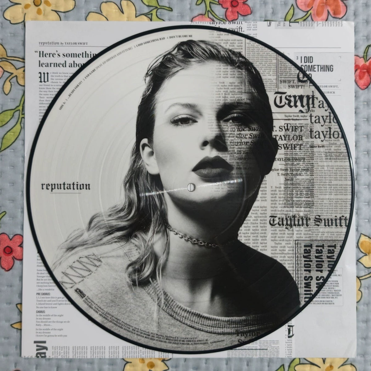 Taylor Swift – Reputation – Picture Disc 2LP – Opened, No Hype Sticker – actual copy photo 2