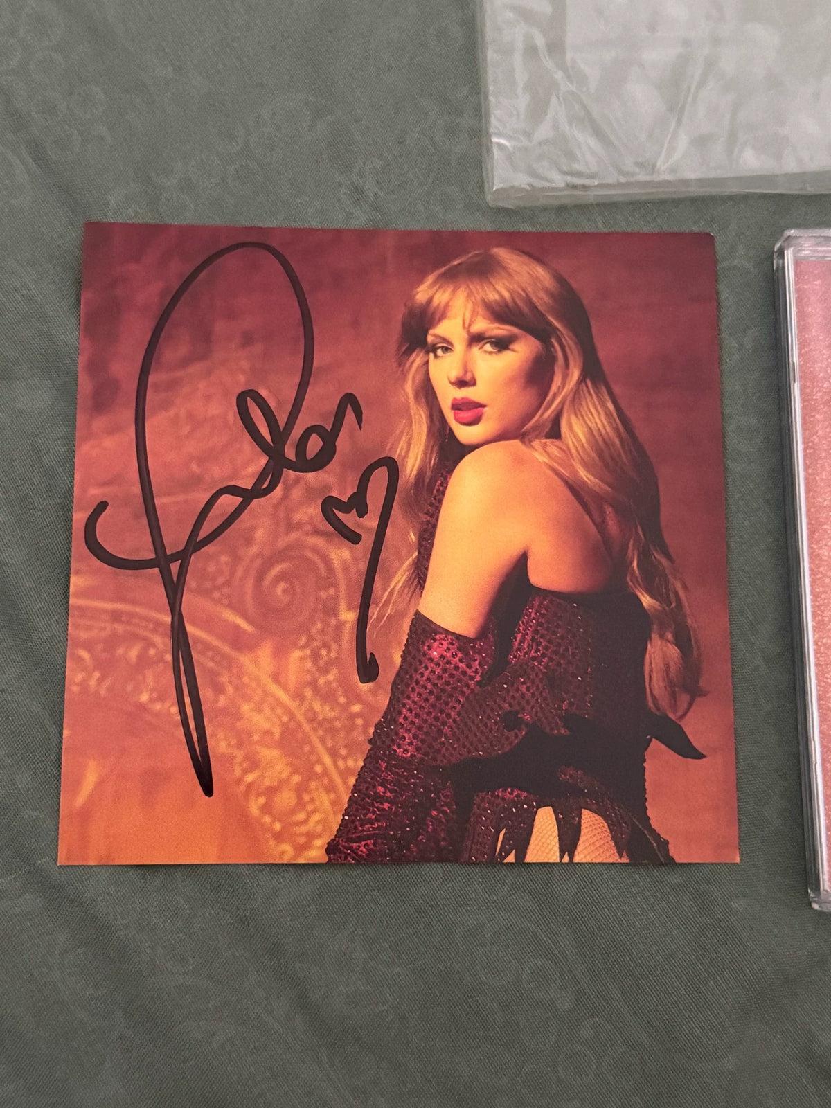 Taylor Swift - The Life of a Showgirl Signed CD Version 3