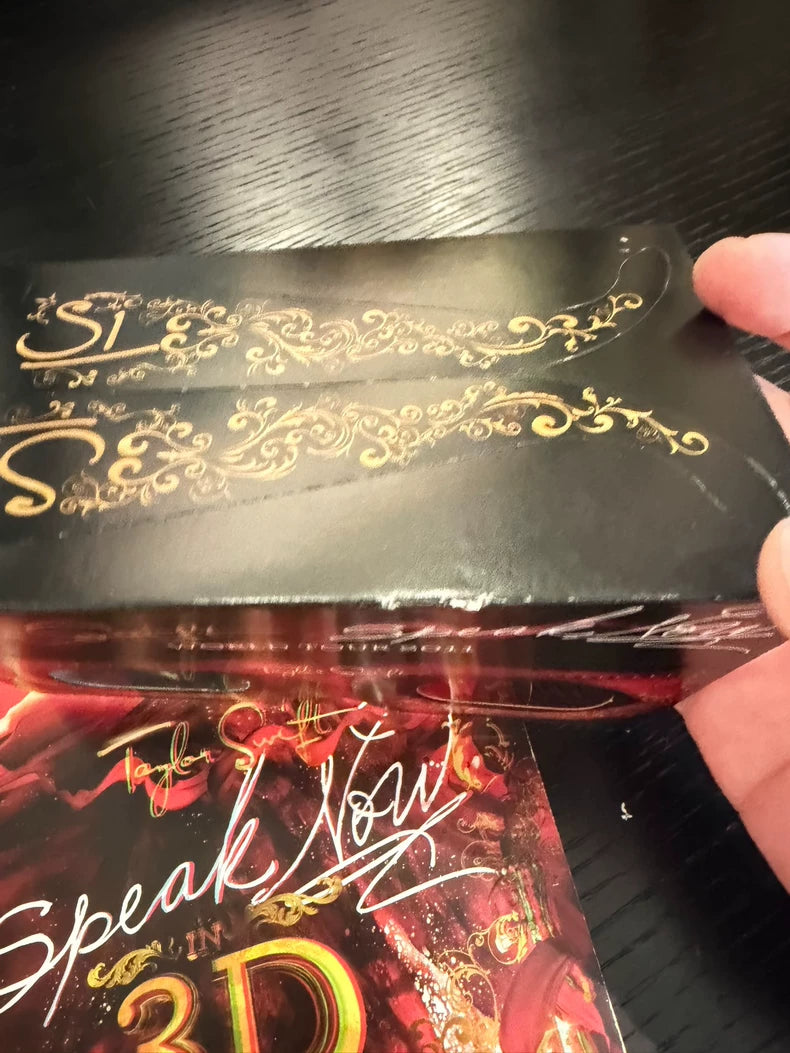 Taylor Swift – Speak Now 3D Tour Program Book – Rare Vintage Merchandise – actual product photo 4