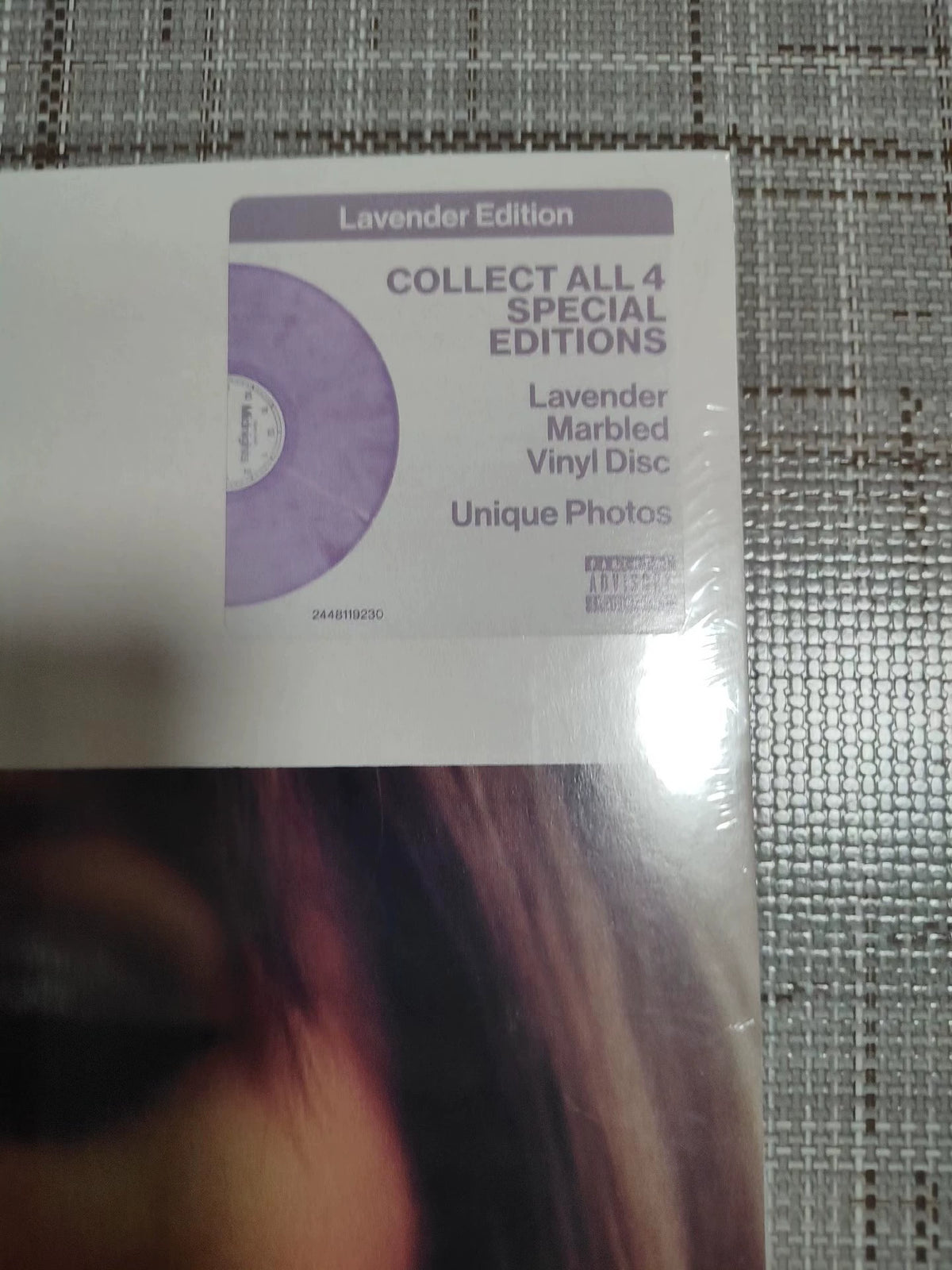 Taylor Swift – Midnights – European Lavender Vinyl LP – actual item photograph 3