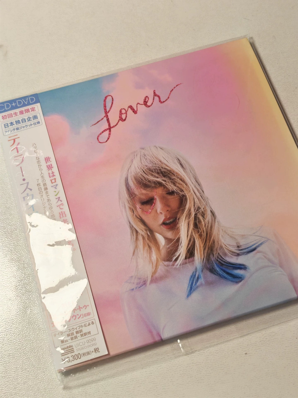 Taylor Swift – Lover – Japan 7-Inch Sleeve CD+DVD, Opened