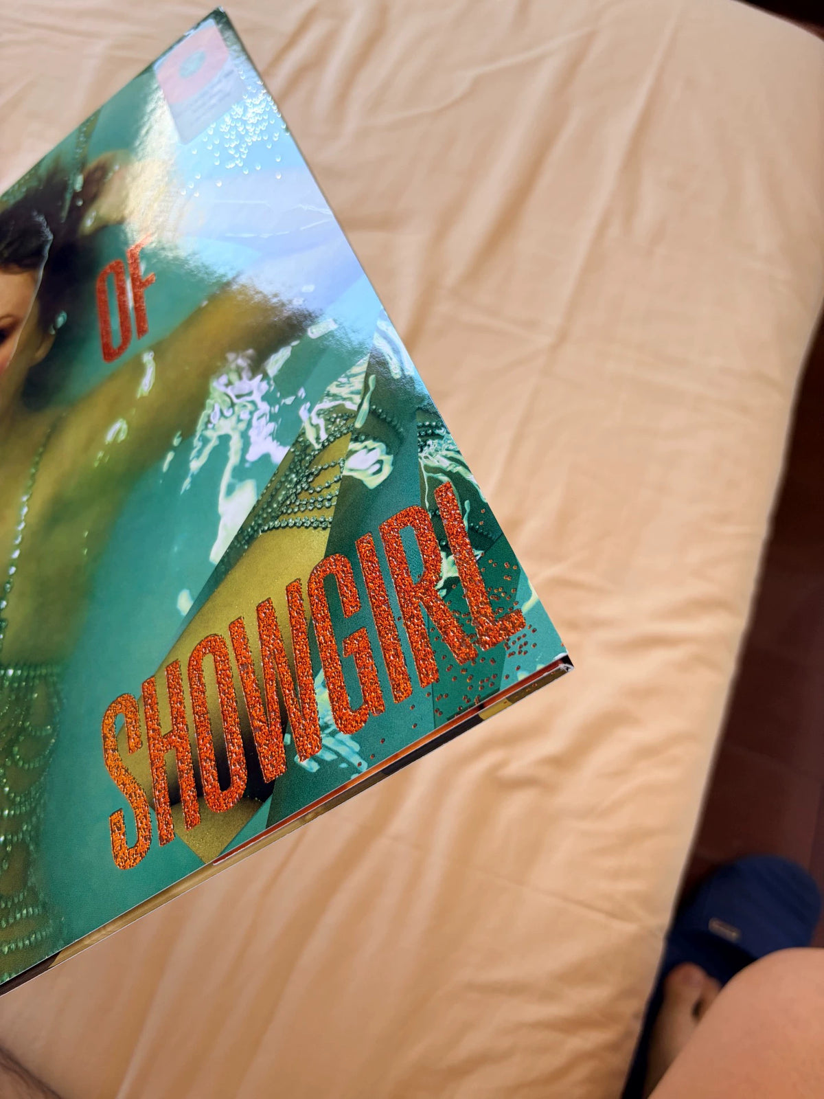 Taylor Swift – The Life Of A Showgirl – German Orange Glitter LP, Opened