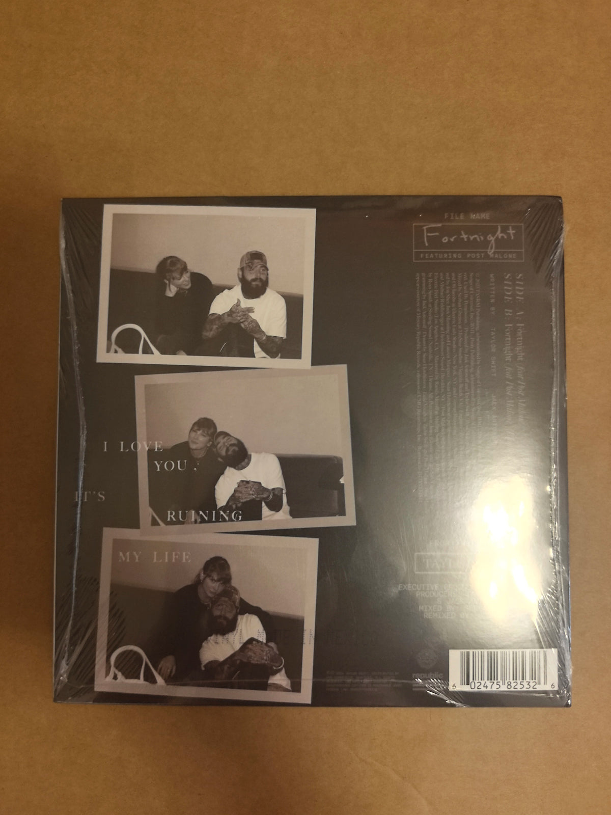 Taylor Swift – Fortnight — Record Store Day White Vinyl — actual item photo 2