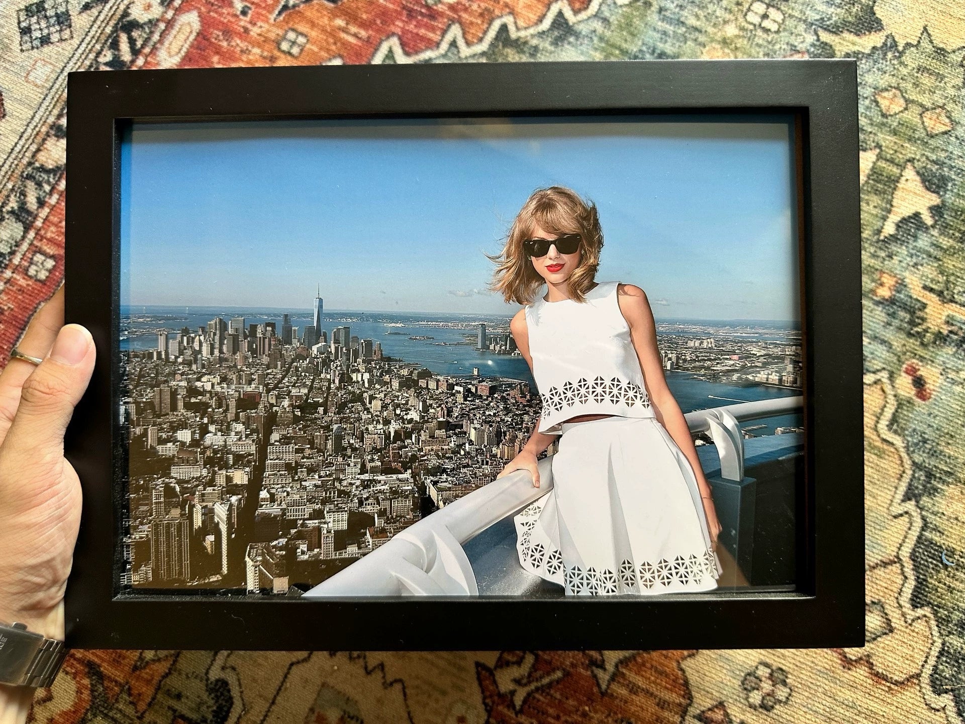 Taylor Swift – Empire State Building Framed Photo