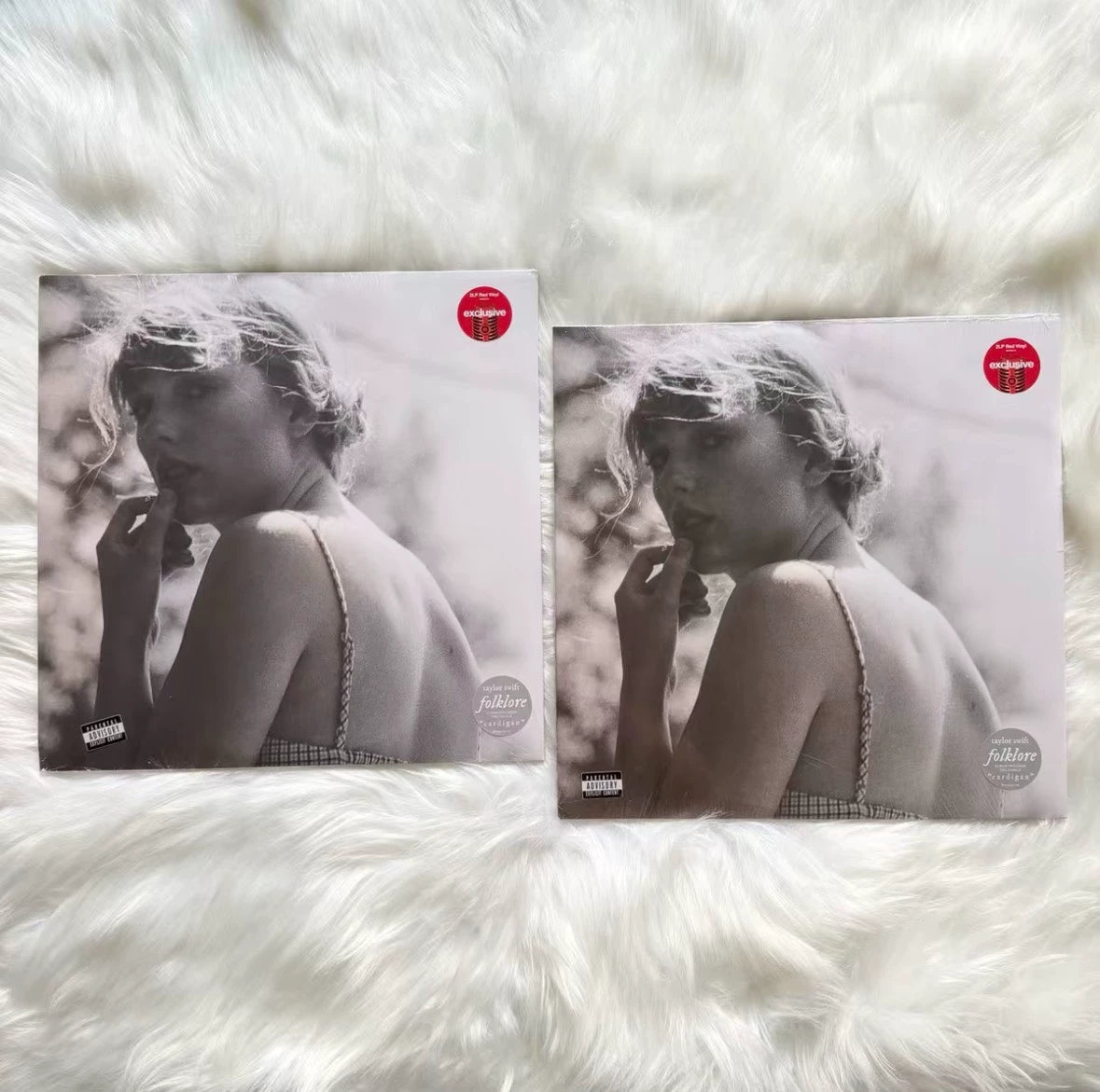 Taylor Swift – Folklore – Target Exclusive Red Vinyl 2LP — front view