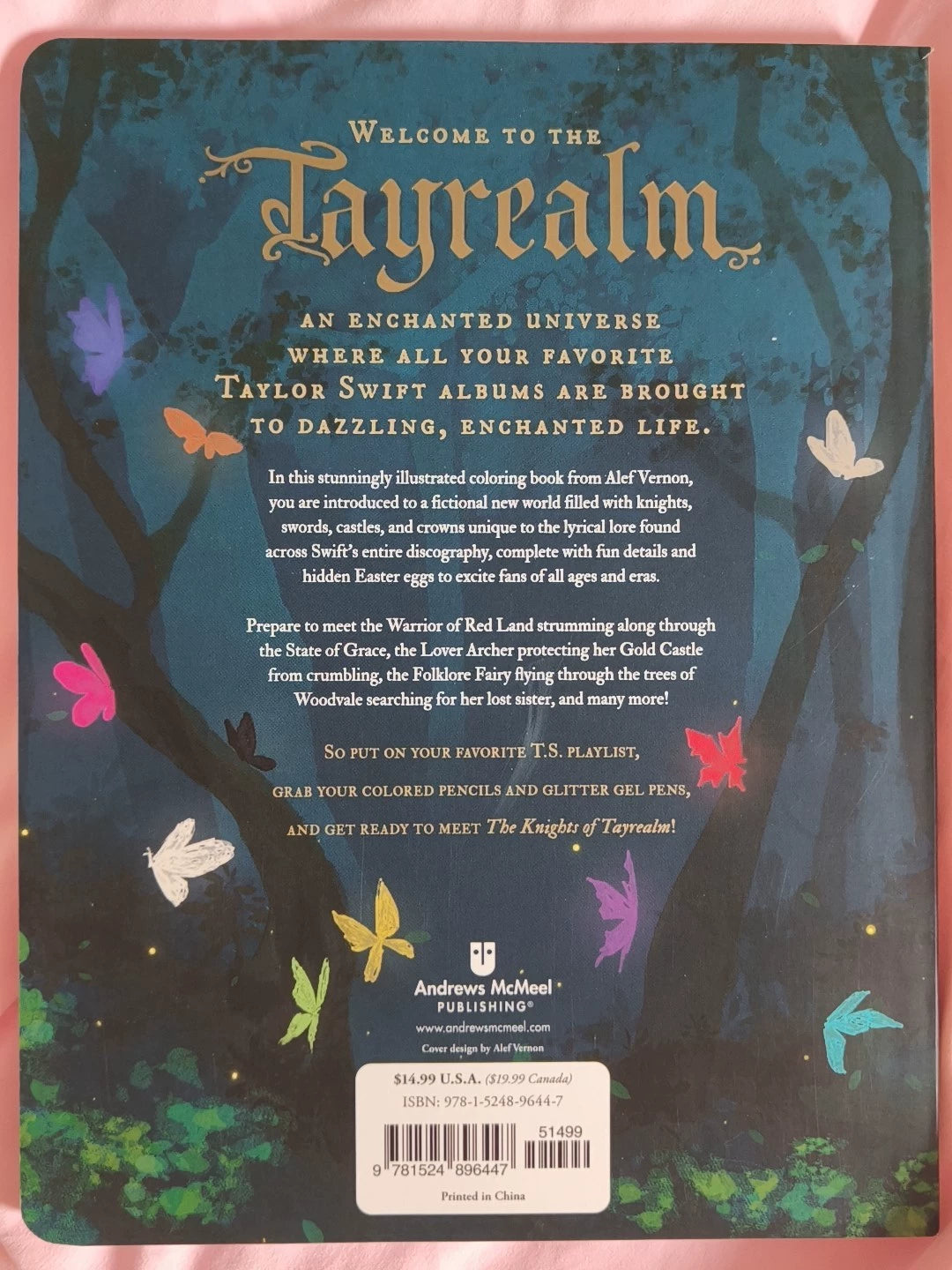 Taylor Swift-Inspired The Knights of Tayrealm Coloring Book – Alef Vernon – photo 2