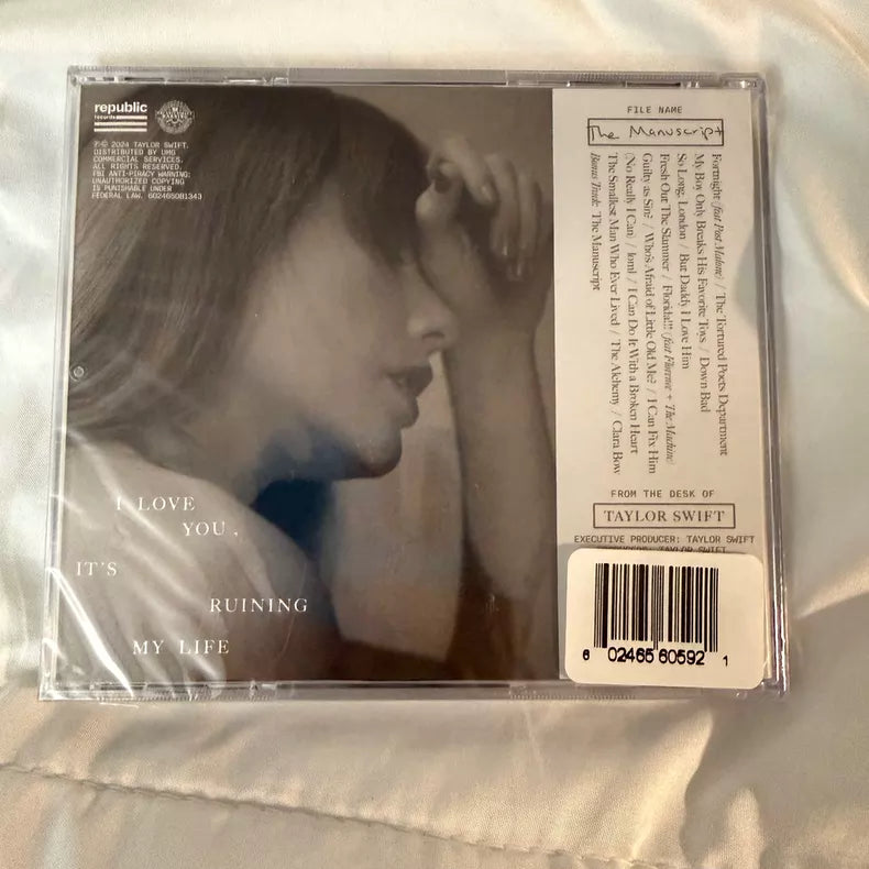 Taylor Swift – TTPD The Manuscript Sealed Signed CD